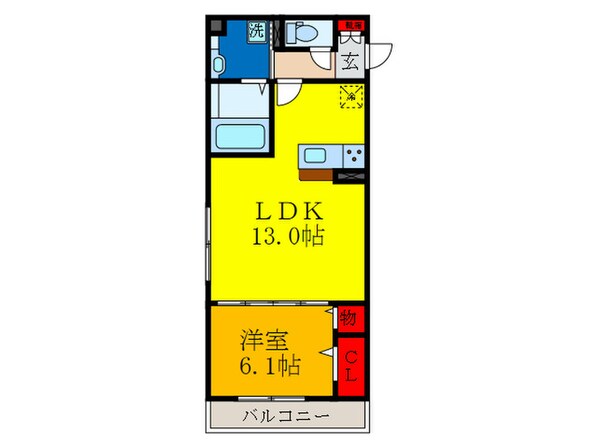 グレイスコート A棟の物件間取画像